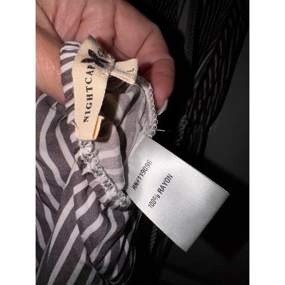 Nightcap Clothing Striped JUMPSUIT Bohemian Resort Wear Size L - Picture 8 of 9